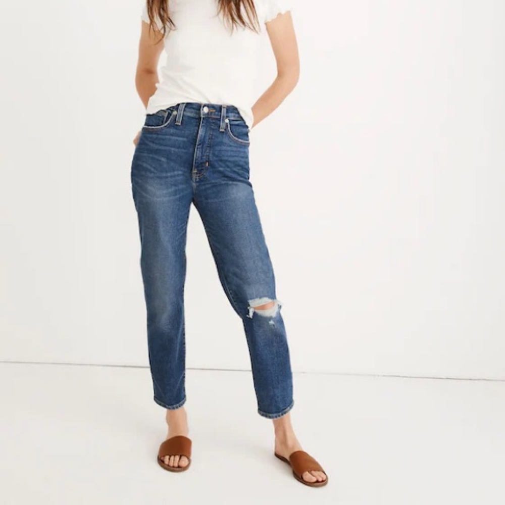 Madewell Classic Blue Straight Leg Jeans
